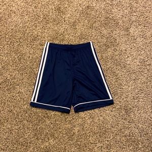 Blue adidas shorts